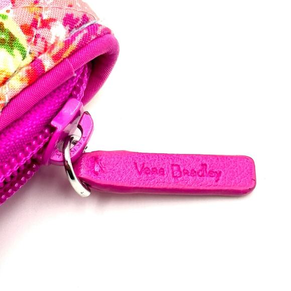 Vera Bradley SUPER-BLOOM RFID Abstract Floral zip around fabric Wallet - Picture 4 of 8